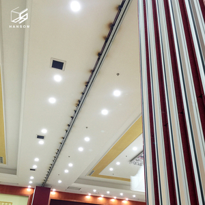 KHÁCH SẠN phòng khiêu vũ đóng mở cách âm di chuyển gấp phân vùng tường phòng tiệc có thể hoạt động dọc trượt phân vùng tường - Product Image 4