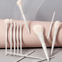 Rownyeon 2024 12 pièces de pinceaux de maquillage professionnels végétaliens ensemble de pinceaux de fond de teint de haute qualité
