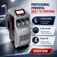 Máquina de Reciclaje y Recarga de Gas Refrigerante 1234yf para Automóviles X-880 / Estación de Servicio de Aire Acondicionado para Automóviles de Combustión y Eléctricos
