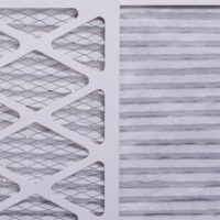 HVAC Filtre à air Carton Panneau plissé Climatiseur Four Ventilation Pré-filtre G4 F5 F6 F7 F8 F9 MERV 4 6 8 11 12 13 16