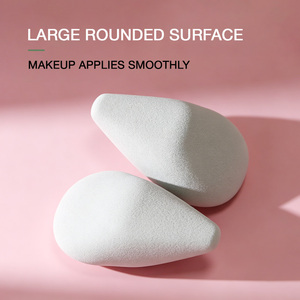 Esponja de Maquillaje en Forma de Gota, Esponja de Belleza de Alta Elasticidad, Doble Uso Húmedo y Seco, para Aplicación de Base - Product Image 3