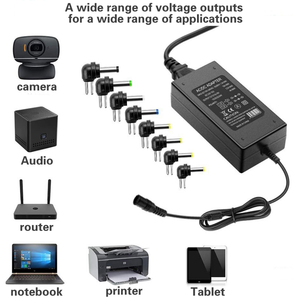 96W <strong>Universal</strong> Adjustable AC Fireproof <strong>Laptop</strong> Power Adapter <strong>Charger</strong> 12V-24V <strong>for</strong> Multiple <strong>Laptop</strong> Brands with Interchangeable Tips - Product Image 4