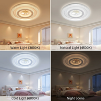 Lustre élégant multi-anneaux avec motif de feuilles délicates et éclairage LED réglable pour chambres et bureaux modernes