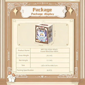 Venta al por mayor: Muñeco de peluche grande de 680% de la serie Kitten Witch Forest, Caja misteriosa mágica, Juguetes de peluche coleccionables bonitos, Cajas sorpresa, Regalo de cumpleaños - Product Image 6