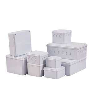 Электронный корпус-распределительная коробка IP65 из пластика ПВХ, изготовленный методом литья под давлением, гладкий, водонепроницаемый, для наружного применения - Product Image 1