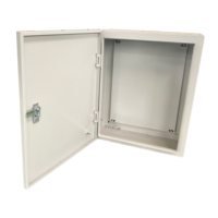 Boîtier de commande électrique extérieur complet, coffret de distribution basse tension en acier inoxydable, acier froid, IP42, gris