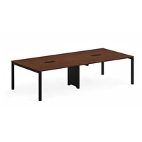 Table de conférence modulaire à structure métallique MFC, personnalisable en usine, moderne et écologique