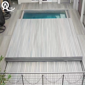 Water Crown Intelligent Auto <b>Sliding</b> Pool Cover Waterproof Dustproof Moving Cover For <b>Large</b> Commercial Swimming Pools - Product Image 2