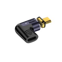 Adaptateur magnétique haute vitesse 140W USB 4.0 type-c convertisseur de Charge rapide PD 24Pin pour ordinateur portable 40GBps transfert haute vitesse
