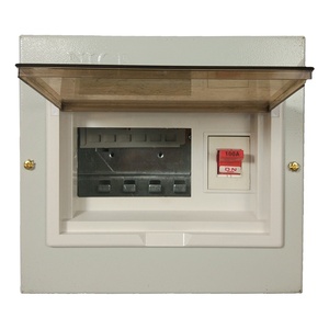 Hot Selling Metal Fire Rated 380V 100A 6way Sockets Indoor Use Electrical Distribution <strong>Box</strong> Consumer <strong>Unit</strong> AW-s-6ways - Product Image 1