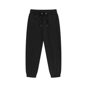 Pantalones Deportivos de Punto de Color Sólido para Niños, Pantalones Casuales de Peso Medio con Cintura Elástica y Cordón Ajustable, con Bolsillos Prácticos, Suaves, Talla S - Product Image 1