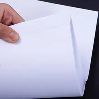 Rouleau de papier à écrire en pâte recyclée non couchée de haute qualité pour impression offset, papeterie/fournitures scolaires, blanc vif/naturel