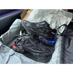 <b>Runner</b> Led <b>Black</b> Cow Leather Upper Genuine Leather Midsole Outsole Sports Shoes Casual High Quality Breathable Sneakers Walking - Product Image 3