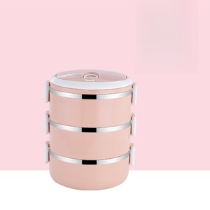 Lonchera Multicapa de Acero Inoxidable Aislada al Vacío, Marca Moran, Portátil, para Estudiantes y Trabajadores de Oficina, para Uso en Cafeterías - Product Image 6