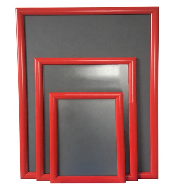 Easy Open Custom Sized Aluminum Snap Poster Frames for Indoor Outdoor Use