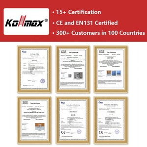 Thang nhà sản xuất bên ngoài kính thiên văn thang 2.3m-6.3m thiết kế mới nhôm có thể gập lại bước rộng kính thiên văn mở rộng thang - Product Image 5