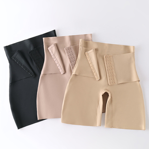 بيع بالجملة 3 ألوان خطافات أمامية للنساء بعد الولادة عالية الخصر التحكم في تشكيل البطن السراويل السيطرة على البطن ملابس داخلية السراويل - Product Image 6