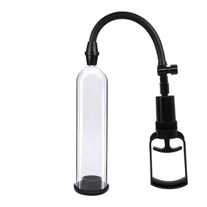 เครื่องปั๊มขยายขนาดอวัยวะเพศชายแบบดึงด้วยมือ สำหรับผู้ใหญ่ ใช้สำหรับนวดกระตุ้นทางเพศ แรงดันลบ ระบบสุญญากาศ ยืดขยายได้ ผลิตจากซิลิโคน+ABS กันน้ำ - Product Image 2