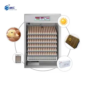 Fully Automatic Egg Mini Incubators Hatching Using Powered Solar Incubator 10000 Eggs