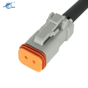 DT06-2 serisi 2 pin su geçirmez kadın Deutsch otomotiv konnektör araba kablo montaj motoru yakıt enjektörü kablo demeti - Product Image 2