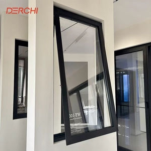 DERCHI AS2047 stile australiano insonorizzato doppia finestra <span class=keywords><strong>in</strong></span> vetro di sicurezza <span class=keywords><strong>in</strong></span> <span class=keywords><strong>alluminio</strong></span> rivestito <span class=keywords><strong>in</strong></span> <span class=keywords><strong>legno</strong></span> manovella aperta finestre con doppi vetri - Product Image 1