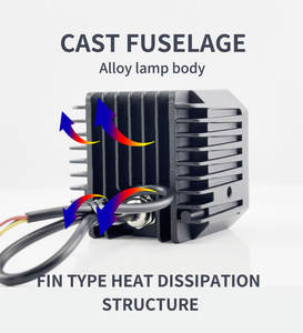 ไฟสปอร์ตไลท์ LED 2สีสำหรับรถจักรยานยนต์สปอร์ตไลท์ LED ลำแสงสูงสำหรับรถยนต์ - Product Image 4
