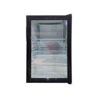 Réfrigérateur compact commercial Meisda SC68 68L en acier inoxydable, mini réfrigérateur portable à compresseur pour boissons