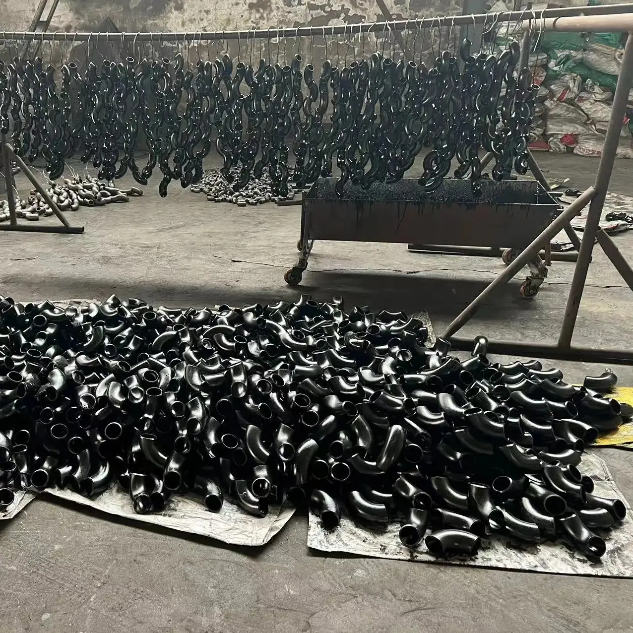 Seamless Carbon Steel Elbow LR DIN JIS ASTM ASME Bend 45 Degree Forged Piping Fitting
