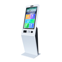 Kiosque sur pied étanche IP65 de 32 pouces, auto-diagnosticant, avec lecteur de codes-barres et prise en charge du SDK (Android/Linux/Win) - Meilleures ventes