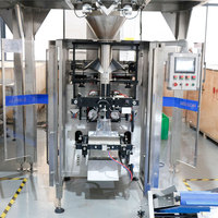 Machine à emballer automatique à grande vitesse pour pesage d'aliments pour snacks et oreiller de forme verticale sous azote et forme scellée croustilles
