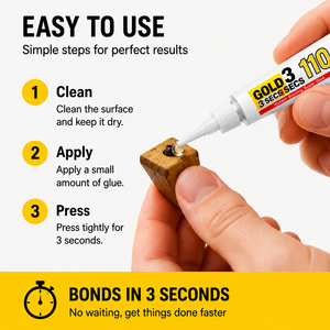 Colla Super Istantanea Oro Sicura e Affidabile, Asciugatura in 3 Secondi, Facile da Trasportare, Organizzazione Pratica, Colla Liquida a Fissaggio Rapido, 12 Pezzi/Cartoncino - Product Image 5