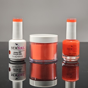 Kit 3 en 1 HEMA Free Vegan Semi Permanent Gel Match Acrylic Dip Powder y Polish Color Set profesionales para <span class=keywords><strong>uñas</strong></span> - Product Image 4