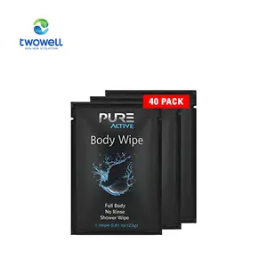 Individually Wrapped Personal Hygiene Body Wipes for Women and Men Keep Clean After Gym Travel Camping Outdoors Sports