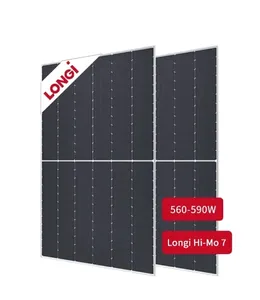 Longi工場直販500w 505w 510wハーフセルN Topcon太陽電池パネル