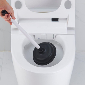 Desatascador de Tuberías Manual con Mango Largo Desmontable y Ventosa de PVC para <span class=keywords><strong>Desatascar</strong></span> Rápidamente Drenajes de Baño - Product Image 2