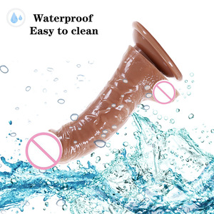 Großhandel Erwachsenenindustrie Realistischer Großer Schwarzer <span class=keywords><strong>Dildo</strong></span> für Frauen & Männer Sicheres Sexprodukt - Product Image 2