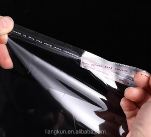 Vente en gros <span class=keywords><strong>pas</strong></span> <span class=keywords><strong>cher</strong></span> joint auto-adhésif transparent vêtements Opp emballage <span class=keywords><strong>sac</strong></span> en plastique rouleau comestible sacs-cadeaux - Product Image 6