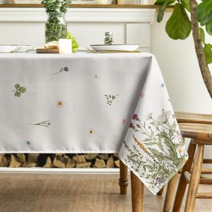 <span class=keywords><strong>Tovaglia</strong></span> primavera 137*274cm fiori selvatici floreale copertura del tavolo lavabile <span class=keywords><strong>per</strong></span> festa Picnic cena decorazione - Product Image 3