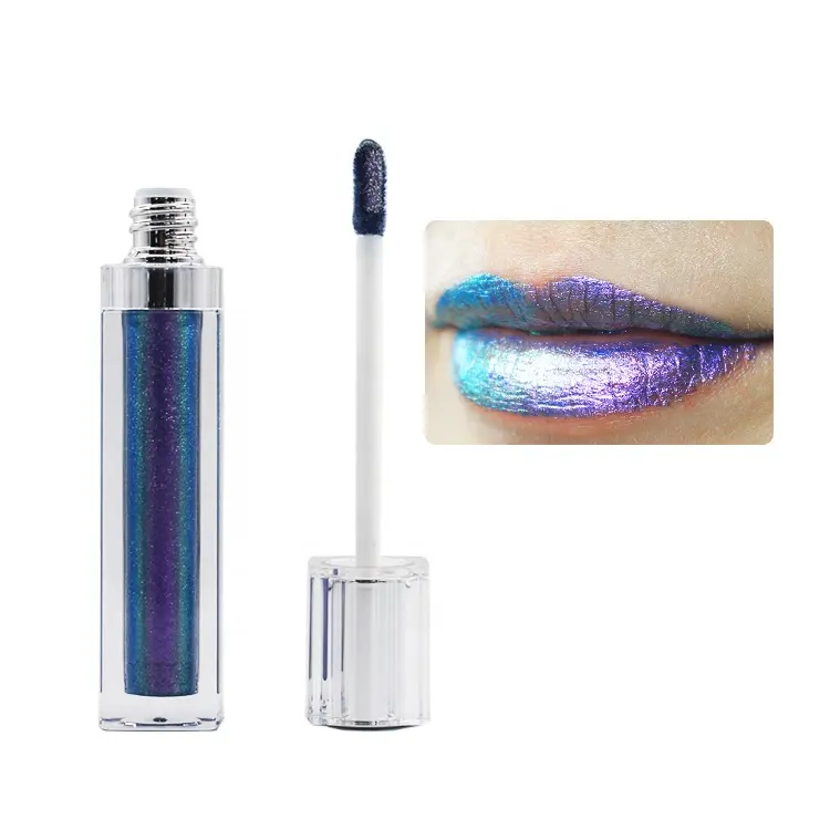 vegan private label glitter cosmetics lips best quality lip gloss makeup brand matte duochrome lipstick