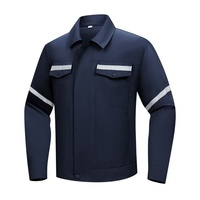 Vêtements de travail de sécurité réfléchissants à manches longues en coton respirant avec logo personnalisé OEM ODM pour les ingénieurs de la construction industrielle et les ouvriers de réparation