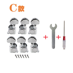 Cabezales de máquina de guitarra estilo Lp 3 + 3 cromado de calidad de proveedor de China clavijas de afinación para tienda de piezas de guitarra en línea DIY - Product Image 6