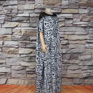 Robes imprimées africaines bon marché Robes à encolure en dentelle pour femmes africaines Manches chauve-souris <span class=keywords><strong>Boubou</strong></span> - Product Image 5