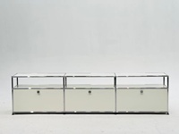 Moderner Modularer Edelstahl-Aufbewahrungsschrank Multifunktionaler Organizer für Apartments Kleiner Räume Fabrik-Großhandel