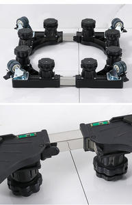 <span class=keywords><strong>Support</strong></span> de mini-réfrigérateur, base mobile universelle, chariot à roulettes, base réglable multifonctionnelle pour lave-linge et réfrigérateur - Product Image 4