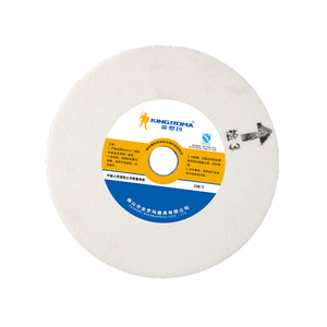 Đa mục đích Trắng Corundum Mài bánh xe ngoại quan Mài mài thép không gỉ Máy tính để bàn mài Máy mài đĩa - Product Image 5