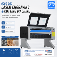 Meilleur prix pour les machines de gravure et de découpe au laser CO2 sur bois, modèle 6090 80W 100W, machine de découpe au laser CO2 pour acrylique et tissu 9060