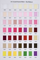 Ruban à lacets Hanfan en satin 100 % polyester haute densité, couleur unie, gaufré, personnalisable, avec cordelette et boucle pour boîte cadeau