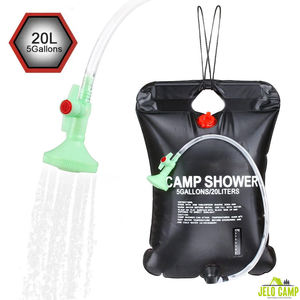 <span class=keywords><strong>Douche</strong></span> de camping portable 20L la plus récente et chauffe-eau <span class=keywords><strong>solaire</strong></span> <span class=keywords><strong>avec</strong></span> tuyau chauffant et sac, 5 gallons, <span class=keywords><strong>douche</strong></span> extérieure - Product Image 1