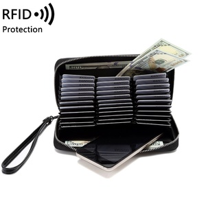 Boshiho Hot Selling Women <b>Wallet</b> <b>RFID</b> Anti Theft Zipper Leather Long <b>Wallets</b> - Product Image 2