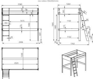Cadre <span class=keywords><strong>de</strong></span> <span class=keywords><strong>lit</strong></span> <span class=keywords><strong>superposé</strong></span> double OEM/ODM <span class=keywords><strong>Lit</strong></span> simple en forme <span class=keywords><strong>de</strong></span> L <span class=keywords><strong>Lit</strong></span> en bois massif <span class=keywords><strong>avec</strong></span> commode-Gris - Product Image 4